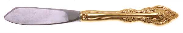 Golden Artistry (Gold Electroplate) Hollow Handle Master Butter Knife