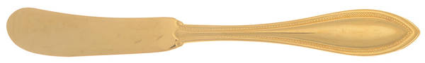 Golden Arbor (Gold Electroplate) Flat Handle Butter Spreader