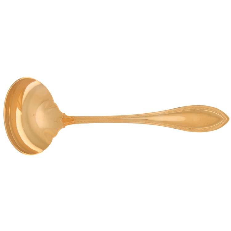 Golden Arbor (Gold Electroplate) Solid Gravy Ladle