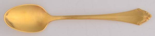 Golden Belcourt (Gold Electroplate) Demitasse Spoon