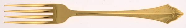 Golden Belcourt (Gold Electroplate) Fork