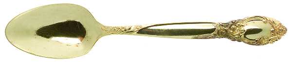 Golden Ballad-Country Lane (Gold Electroplate) Teaspoon