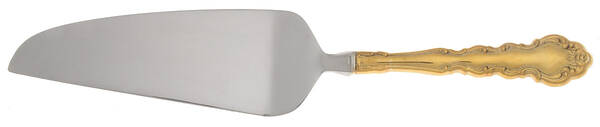 Gold Beethoven (Gold Electroplate) Pie and Cake Server with Stainless Blade HC