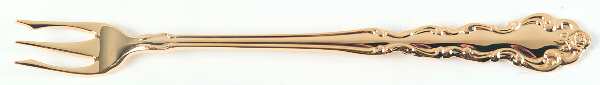 Gold Beethoven (Gold Electroplate) Cocktail/Seafood Fork