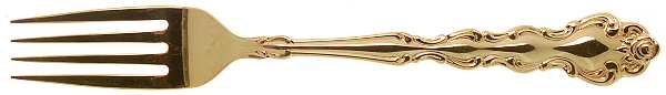 Gold Beethoven (Gold Electroplate) Fork