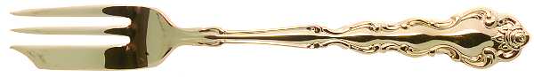 Gold Beethoven (Gold Electroplate) Individual Pie Fork