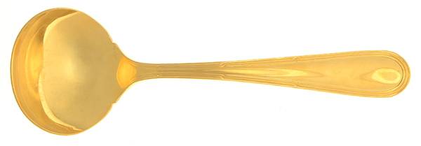 Golden Becket (Gold Electroplate) Solid Gravy Ladle