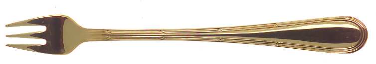 Golden Becket (Gold Electroplate) Cocktail/Seafood Fork