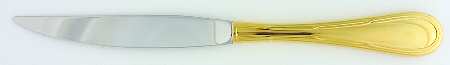Golden Becket (Gold Electroplate) Individual Steak Knife Hollow Handle