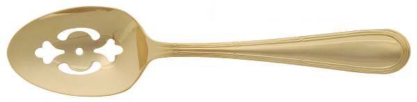 Golden Becket (Gold Electroplate) Pierced Tablespoon (Serving Spoon)