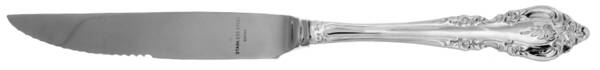 Golden Brahms (Gold Electroplate) Steak Knife Individual Hollow, Serrate HC