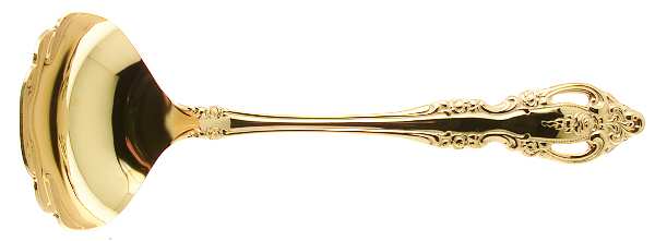 Golden Brahms (Gold Electroplate) Solid Gravy Ladle