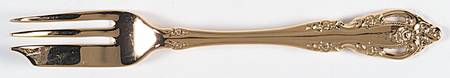 Golden Brahms (Gold Electroplate) Pastry Fork