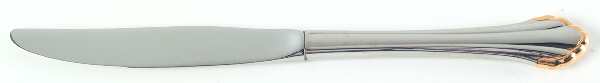 Golden Clarette (Stainless, Gold Accent) Modern Hollow Knife