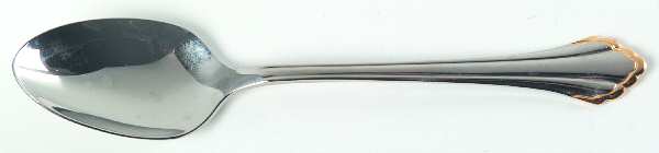 Golden Clarette (Stainless, Gold Accent) Teaspoon