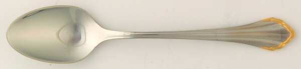 Golden Clarette (Stainless, Gold Accent) Demitasse Spoon