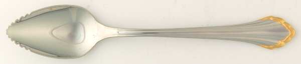 Golden Clarette (Stainless, Gold Accent) Fruit/Orange Spoon