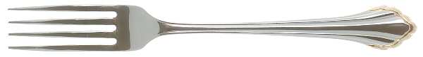 Golden Clarette (Stainless, Gold Accent) Fork