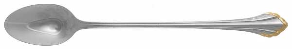 Golden Clarette (Stainless, Gold Accent) Iced Tea Spoon