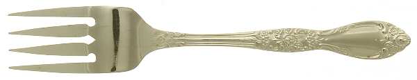 Golden Carolina (Gold Electroplate) Individual Salad Fork