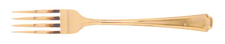 Golden Clairhill (Gold Electroplateate) Fork