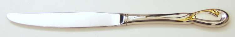 Golden Calla Lily (Stainless, Gold Accent) Modern Hollow Knife