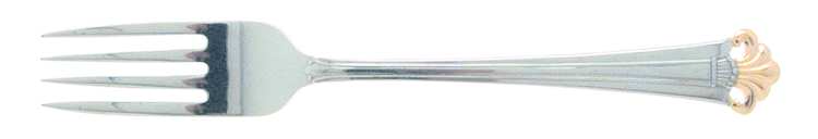 Golden Constantine (Stainless, Gold Accent) Fork