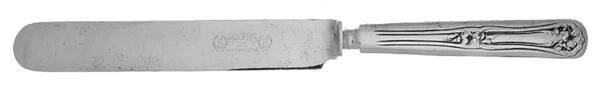 Godetia (Silverplate) Blunt Solid Knife