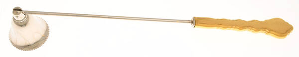 Golden Duet (Gold Electroplate) Candle Snuffer with Stainless Bowl HC