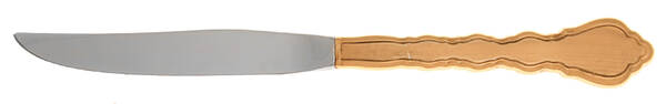 Golden Duet (Gold Electroplate) Steak Knife Individual Hollow, No Serrate HC