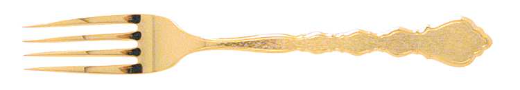 Golden Duet (Gold Electroplate) Fork