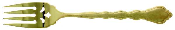 Golden Duet (Gold Electroplate) Individual Salad Fork