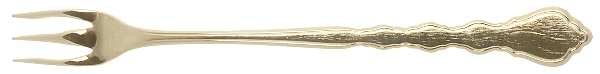 Golden Duet (Gold Electroplate) Cocktail/Seafood Fork