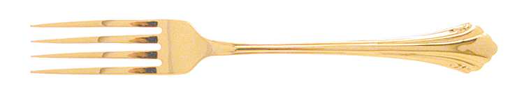 Golden Enchantment (Gold Electroplate, 1986) Fork