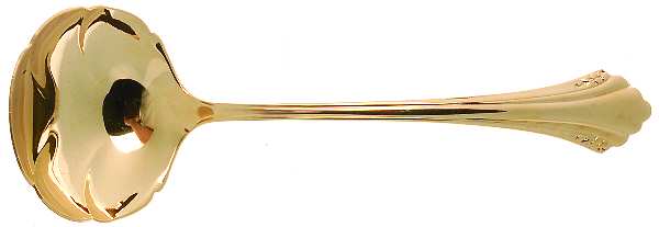 Golden Enchantment (Gold Electroplate, 1986) Solid Gravy Ladle