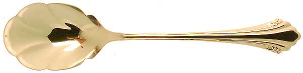 Golden Enchantment (Gold Electroplate, 1986) Sugar Shell Spoon