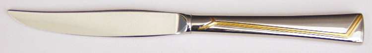 Golden Era (Stainless-Gold Accent) Individual Steak Knife Hollow Handle