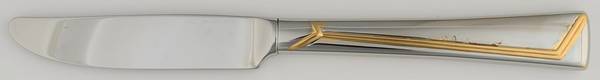 Golden Era (Stainless-Gold Accent) Solid Dessert/Luncheon Knife