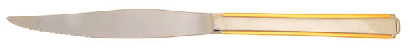 Golden Etage (Stainls, Gold Accent) Individual Steak Knife Hollow Handle