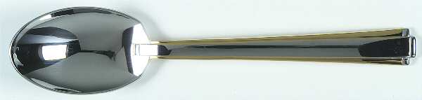 Golden Etage (Stainls, Gold Accent) Dessert/Oval Soup Spoon