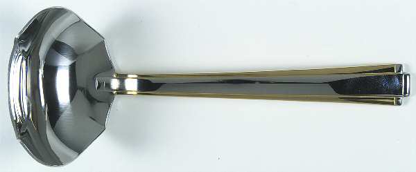 Golden Etage (Stainls, Gold Accent) Solid Gravy Ladle