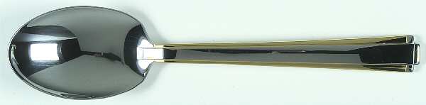 Golden Etage (Stainls, Gold Accent) Tablespoon (Serving Spoon)