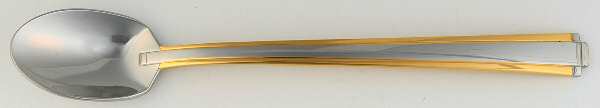 Golden Etage (Stainls, Gold Accent) Iced Tea Spoon