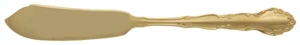 Golden Flirtation (Gold Electroplate) Flat Handle Master Butter Knife