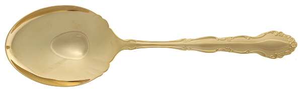 Golden Flirtation (Gold Electroplate) Solid Smooth Casserole Spoon