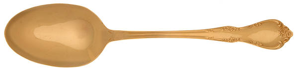 Golden Fredericksburg (Gold Electroplate) Tablespoon (Serving Spoon)
