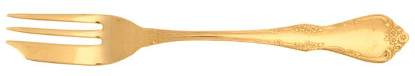 Golden Fredericksburg (Gold Electroplate) Individual Pie Fork