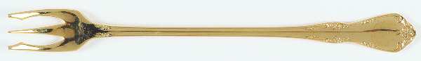 Golden Fredericksburg (Gold Electroplate) Cocktail/Seafood Fork