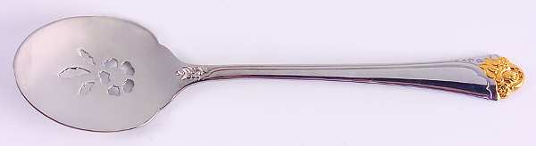 Fantasy Rose (Gold Accent) Large Solid Jelly Server