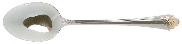 Fantasy Rose (Gold Accent) Tablespoon (Serving Spoon)